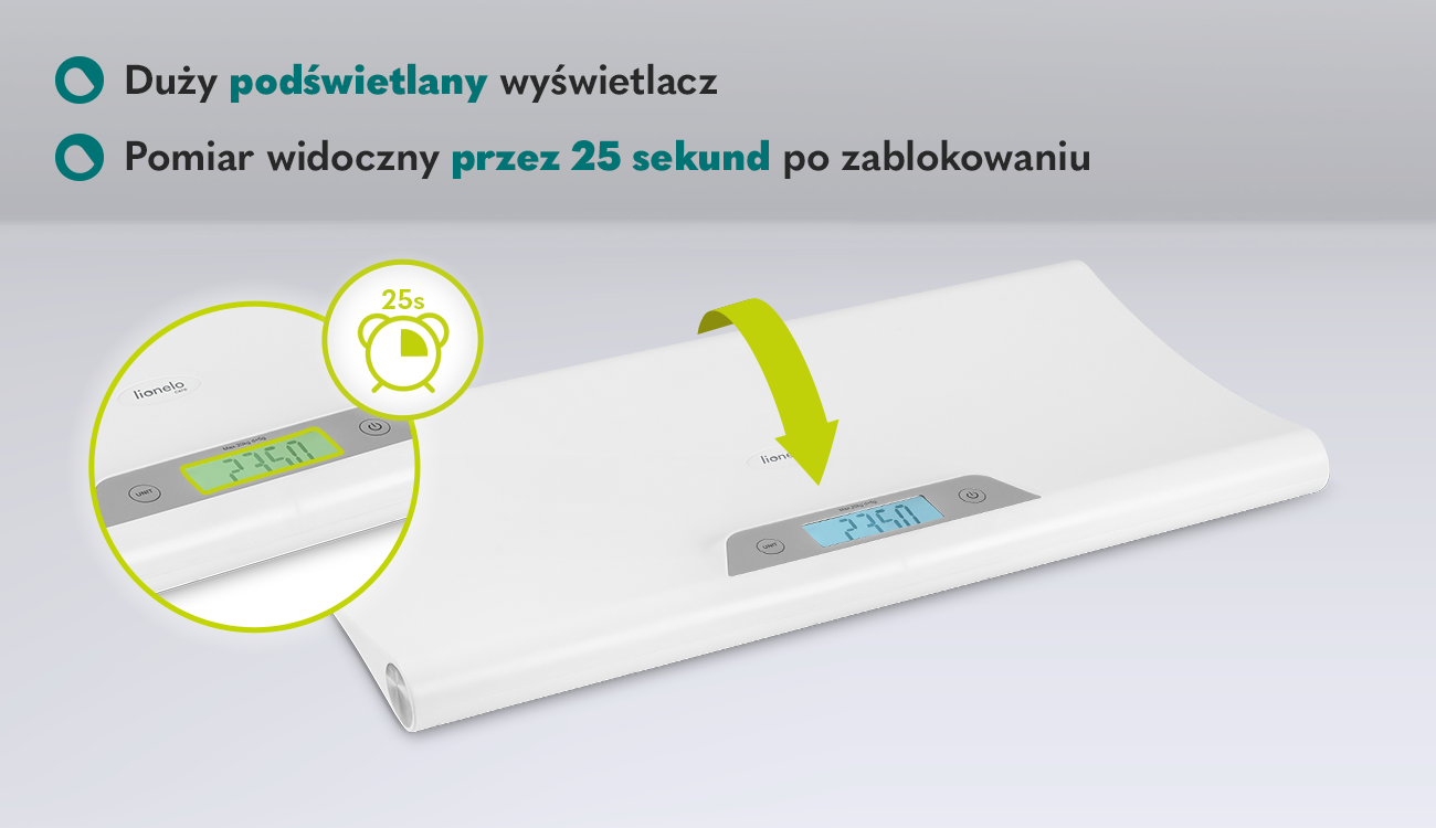 Waga elektroniczna dla niemowląt